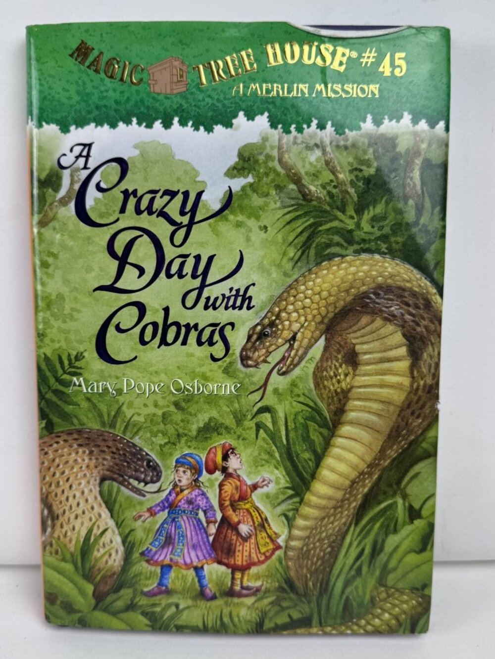 Magic Tree House #45 Crazy Day with Cobras HC Book Mary Pope Osborne 0375868238